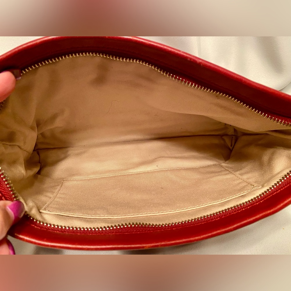 Red Coach Bag. Used. - Picture 4 of 4
